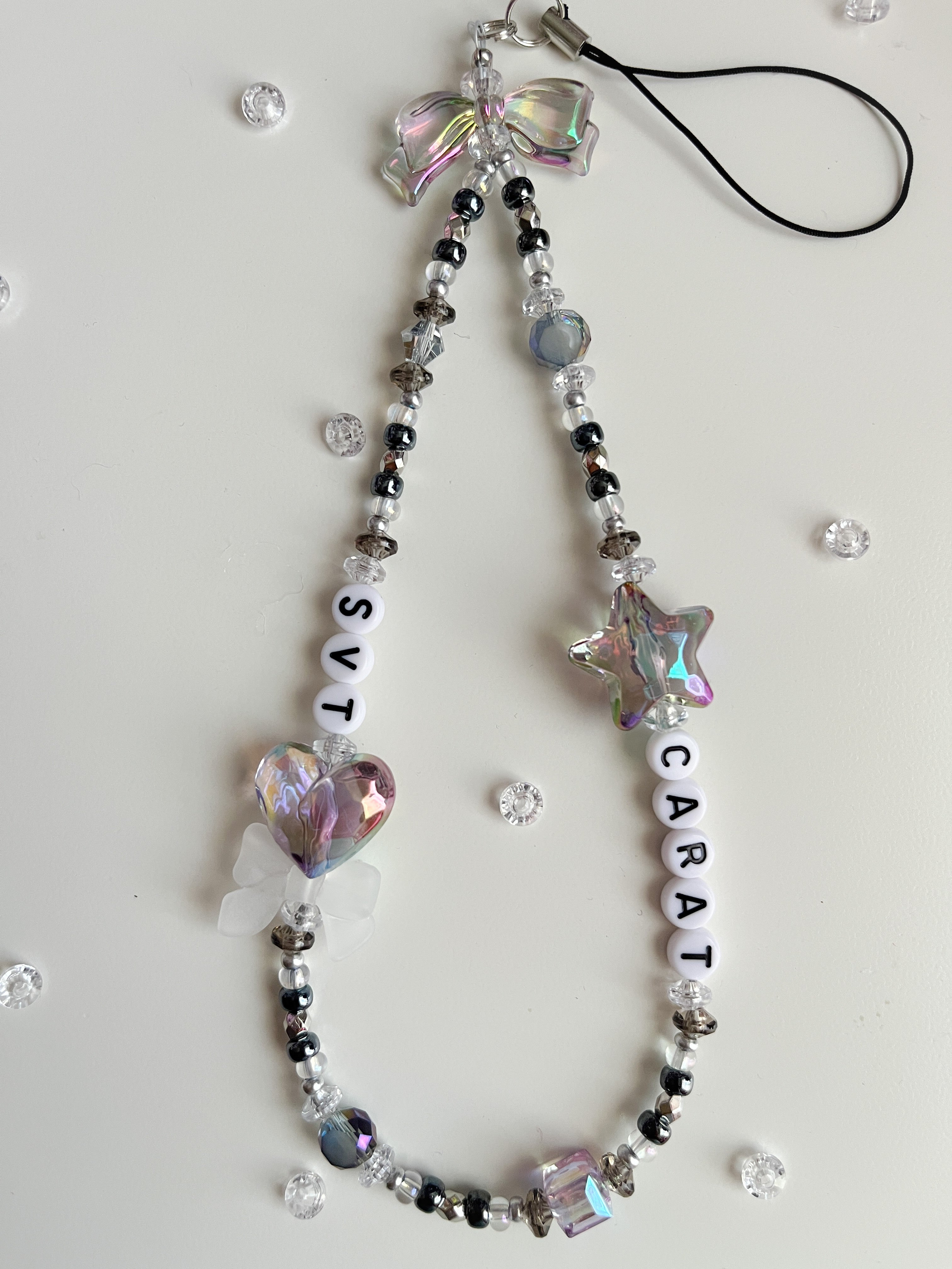 Carat Bong inspired beaded light stick wrap