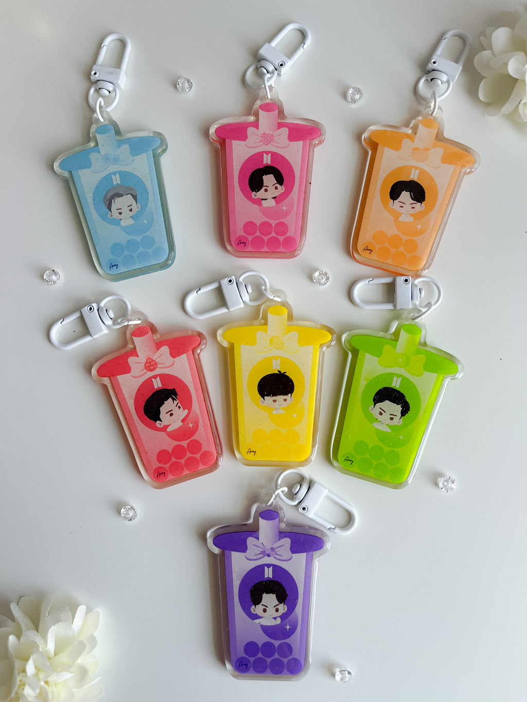 Tannies Boba Fruit Tea Keyring