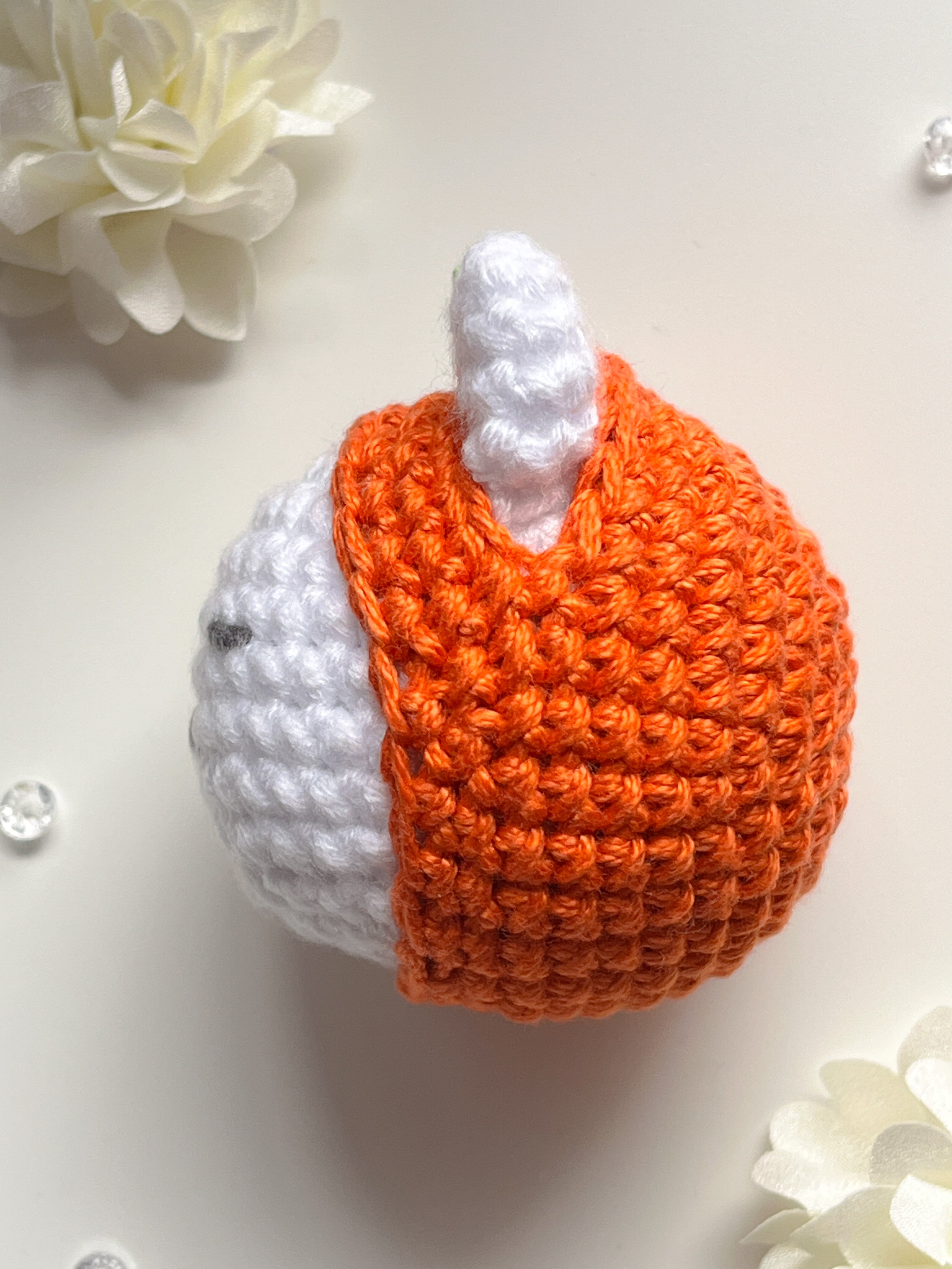 Tangerine Cat Crochet decor