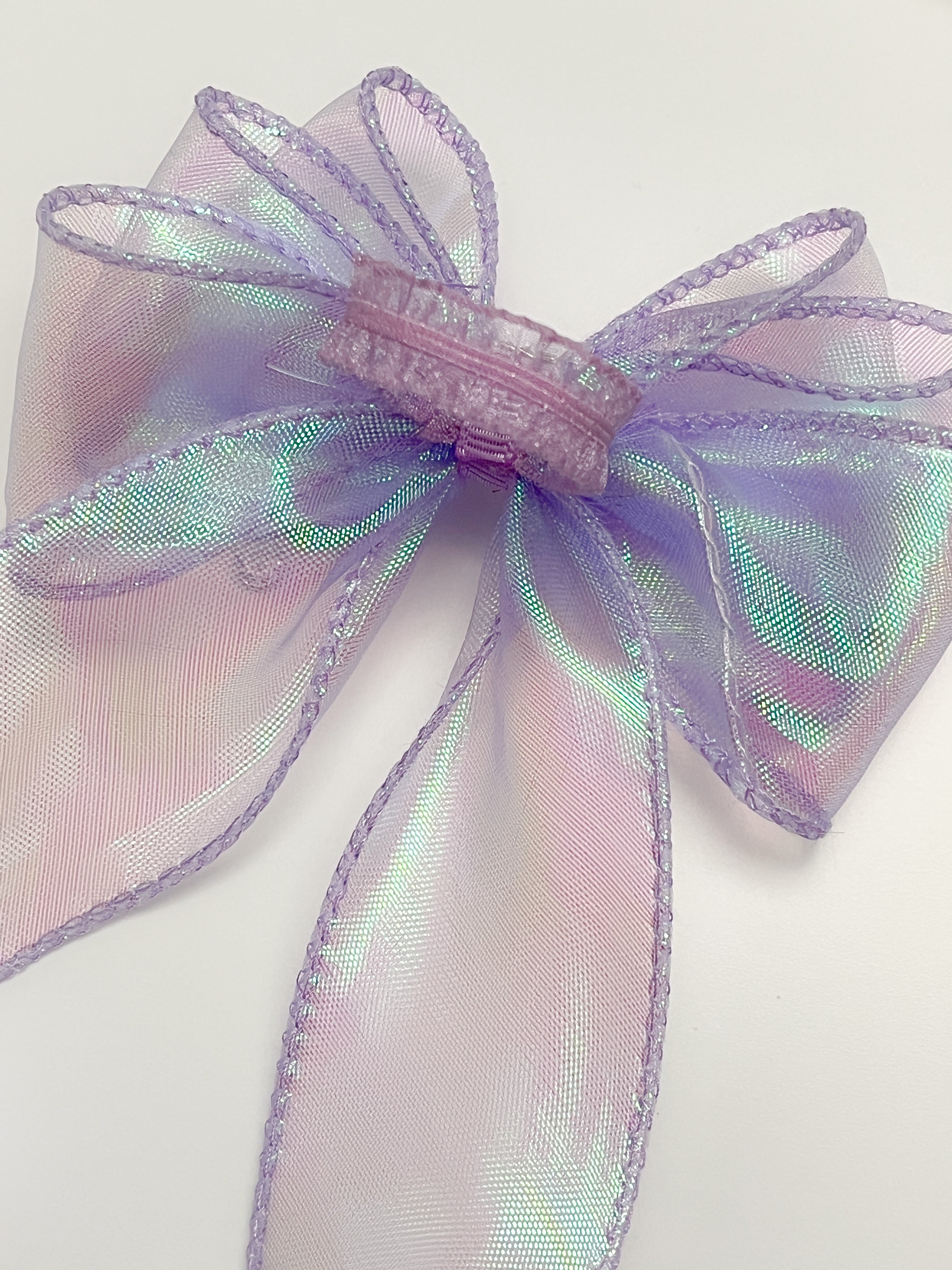 Purple lightstick bow