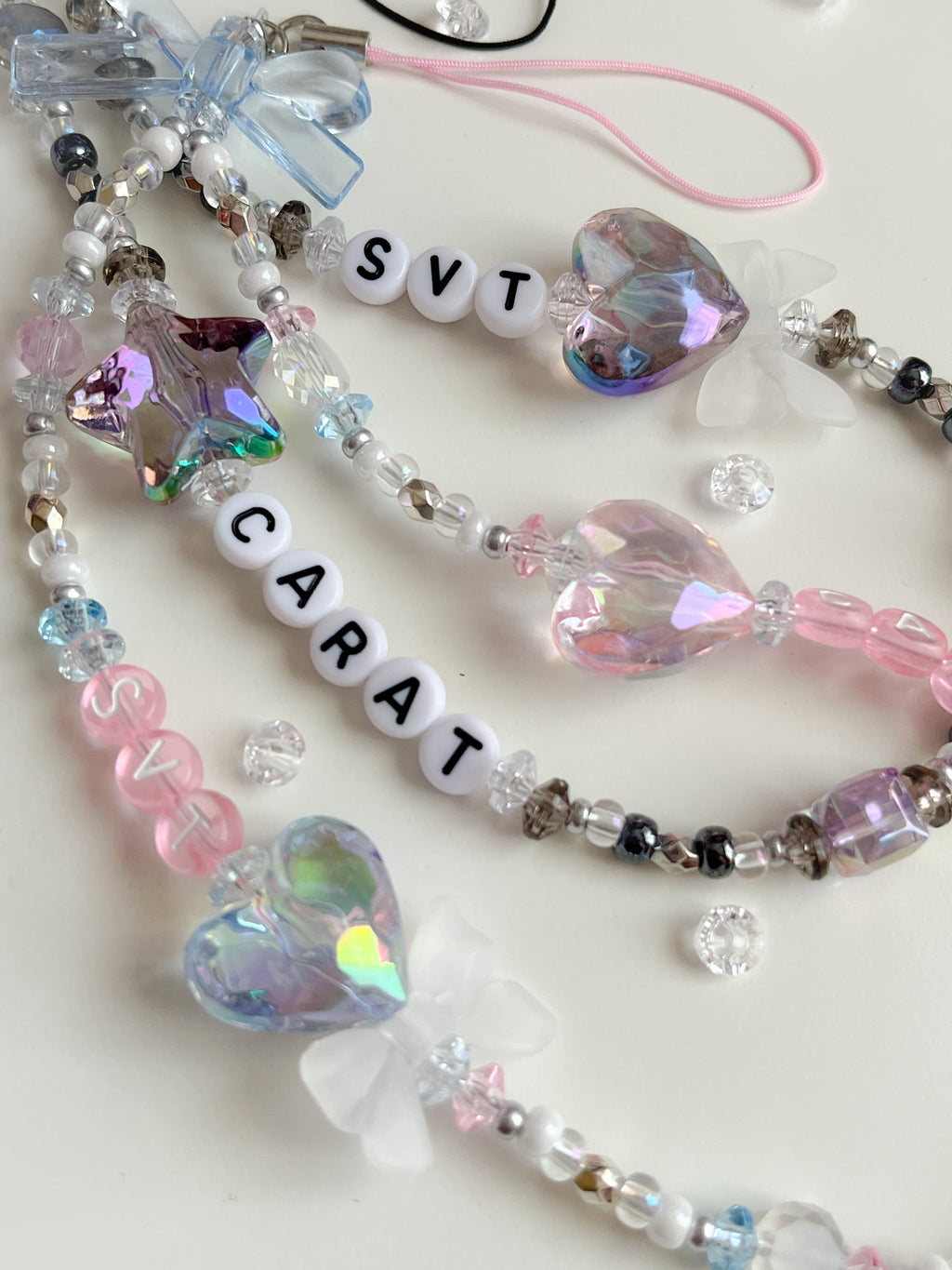 Carat Bong inspired beaded light stick wrap