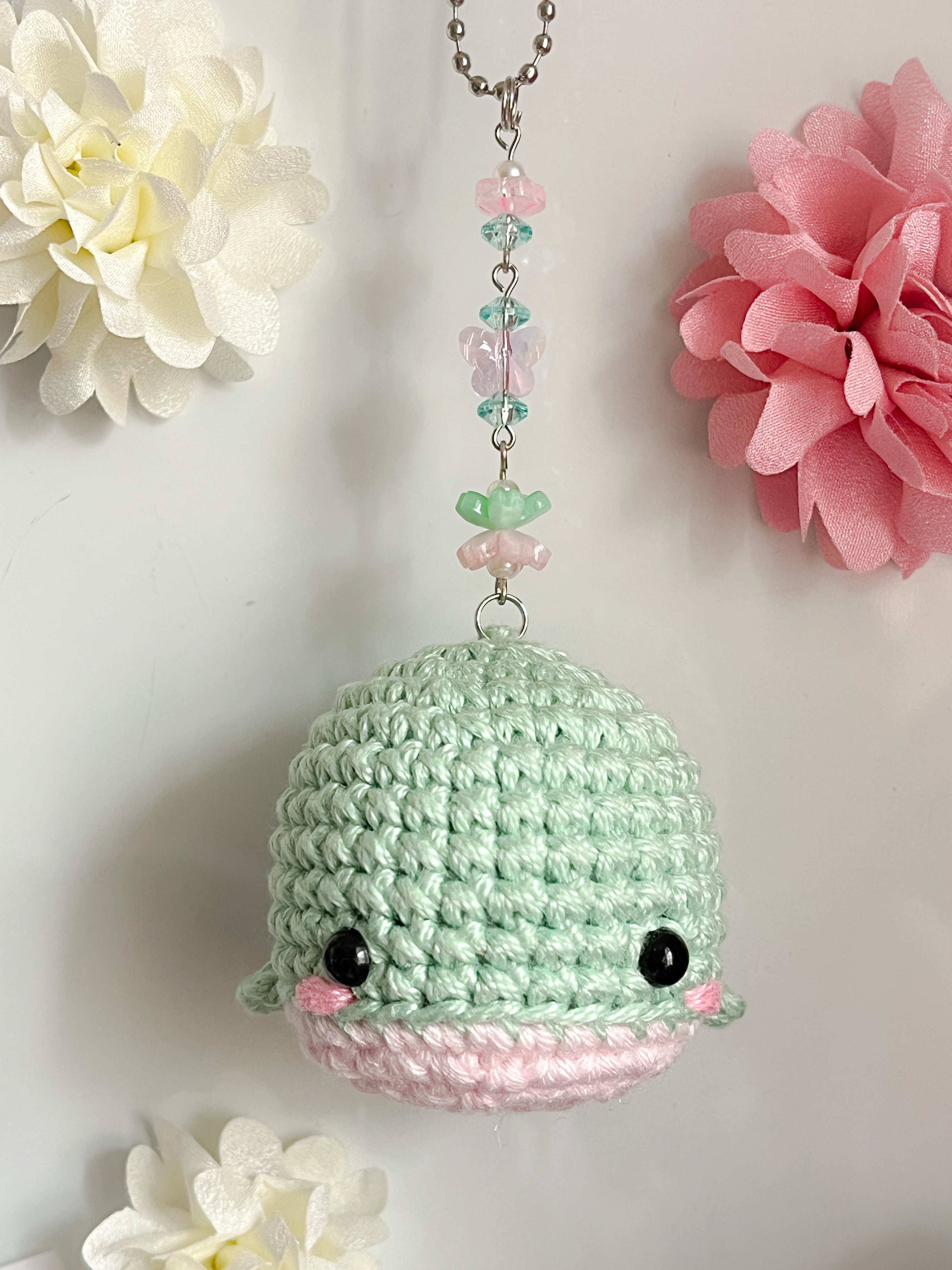 Spring Day Inspired Crochet Whale