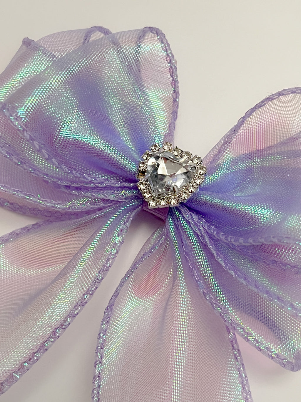 Purple lightstick bow