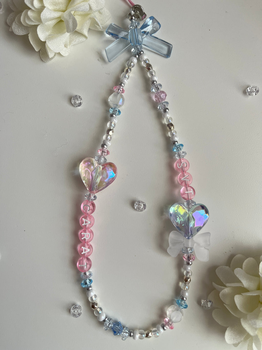 Carat Bong inspired beaded light stick wrap