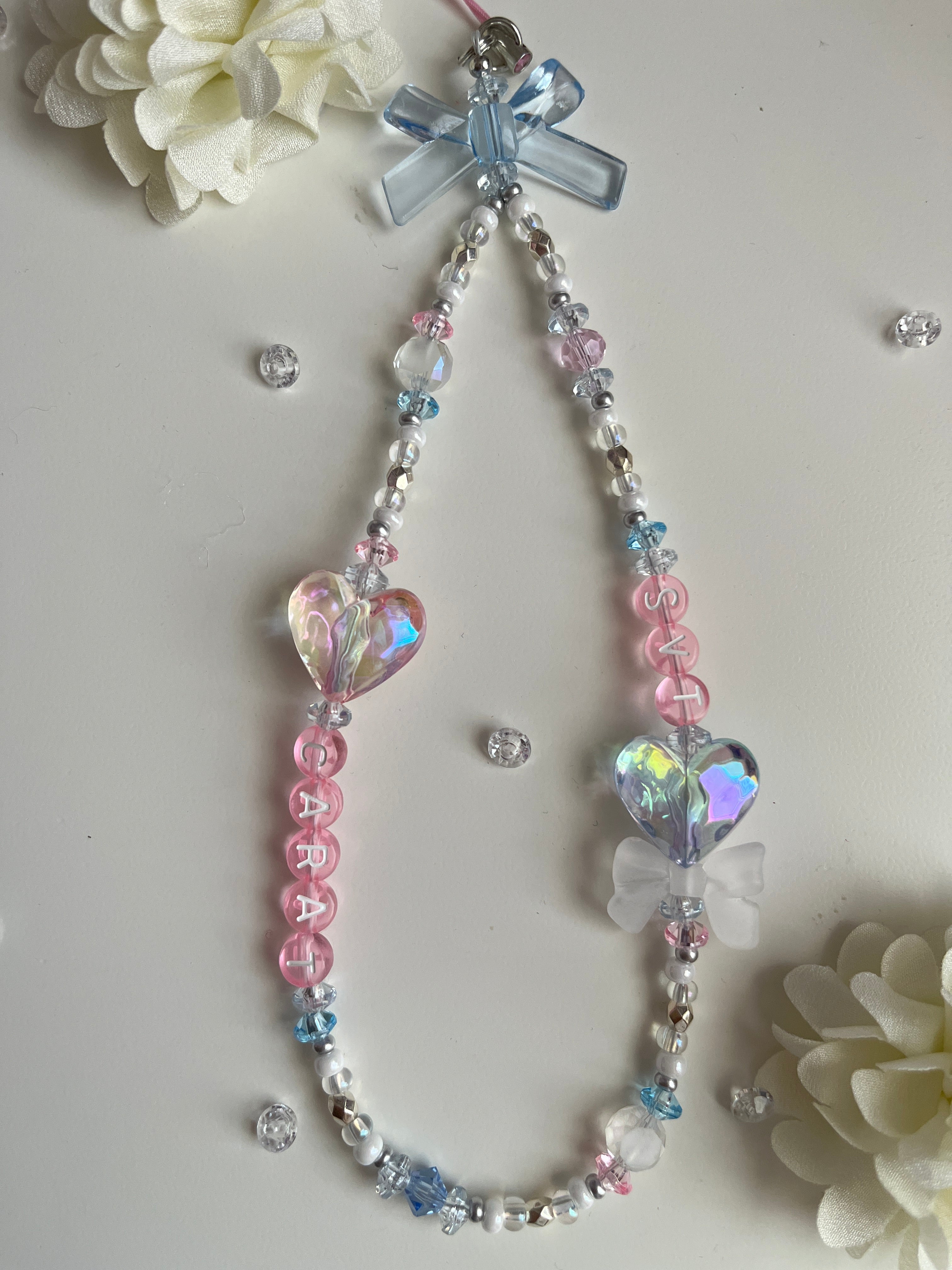 Carat Bong inspired beaded light stick wrap